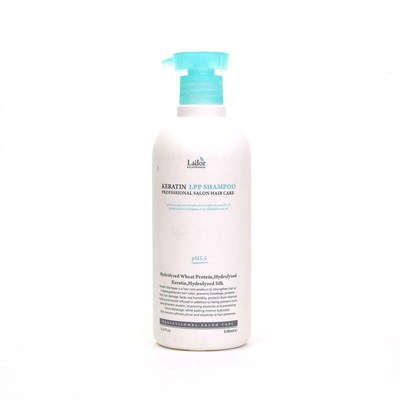 Бесщелочной шампунь с кератином / Lador Keratin LPP Shampoo 530 ml - фото 4730