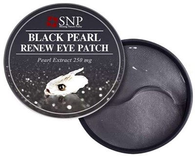 SNP Патчи с экстрактом черного жемчуга Black Pearl Renew Eye Patch, 60 шт. - фото 5481