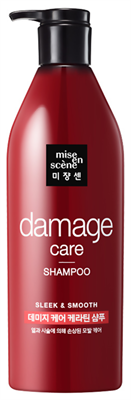 Mise en Scene шампунь Damage Care Sleek & Smooth, 680 мл - фото 5530