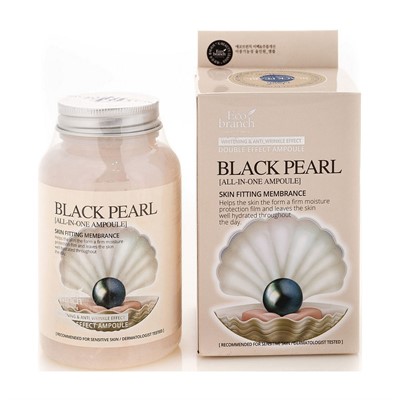 Eco branch Black Pearl All-in-one Ampule Ампульная сыворотка для лица с черным жемчугом, 250 мл - фото 6118