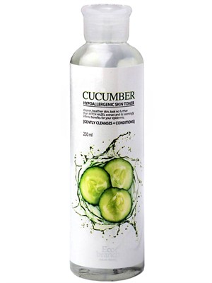 Eco Branch Cucumber Hypoallergenic Skin Toner, Тоник для лица с экстрактом огурца - фото 6592