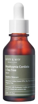 Сыворотка с экстрактом хауттюйнии и чайного дерева Mary & May Houttuynia Cordata + Tea Tree Serum 30ml - фото 6971