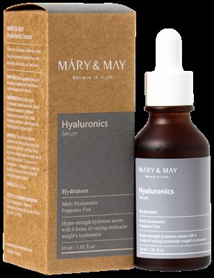 Сыворотка с гиалуроновой кислотой Mary & May Hyaluronics Serum 30 ml - фото 6974