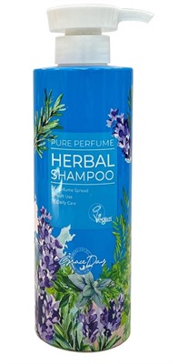 Травяной шампунь для волос  GRACE DAY pure perfume herbal shampoo 500ml - фото 7111