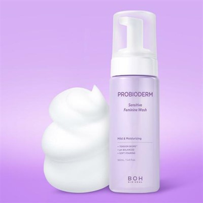 BOH Пенка для интимной гигиены Probioderm Sensitive Feminine Wash 160 мл - фото 7863