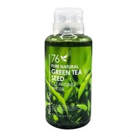 Очищающая вода с зеленым чаем Farm Stay Pure Natural Cleansing Water Green Tea
