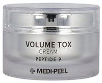 MEDI-PEEL Volume TOX Cream крем для лица на основе пептидов и комплекса гиалуроновых кислот повышающий эластичность и упругость, 50 г