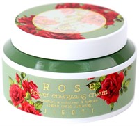 Jigott Rose Flower Energizing Cream Тонизирующий крем для лица с экстрактом розы, 100 мл