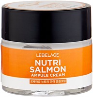 Lebelage Ampule Cream Nutri Salmon Питательный ампульный крем для лица с маслом лосося, 70 мл