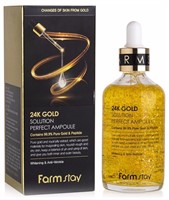 Farmstay 24K Gold Solution Perfect Ampoule Сыворотка для лица, 100 мл