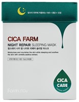 Farmstay Cica Farm Ночная маска с экстрактом азиатской центеллы, 4 мл, 20 шт.
