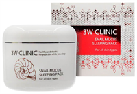 3W Clinic Ночная маска Snail Mucus Sleeping Pack, 100 мл
