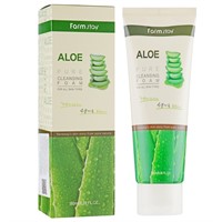 Farmstay Aloe Pure Cleansing Foam Пенка очищающая с экстрактом алоэ, 180 мл