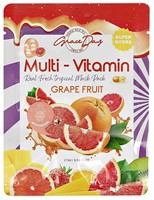 GRACE DAY MULTI-VITAMIN Маска для лица с экстрактом грейпфрута, 27 мл