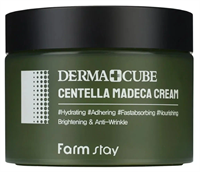 Farmstay Derma Cube Centella Madeca Cream Крем-эмульсия с центеллой азиатской, 100 мл