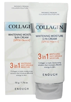 Enough крем Collagen Whitening Moisture Sun Cream 3 in 1 SPF 50, 50 мл
