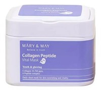 Набор тканевых масок c коллагеном и пептидами Mary & May Collagen Peptide Vital Mask 30 шт