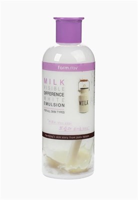 Эмульсия с экстрактом молока FarmStay Milk Visible Difference White Emulsion, 350 мл - фото 4597