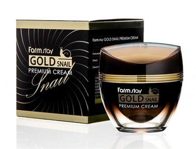 Премиальный крем для лица с золотом и муцином улитки Farm Stay Gold Snail Premium Cream - фото 5098