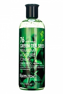 Farmstay Тонер увлажняющий с семенами зеленого чая Green Tea Seed Moisture, 350 мл - фото 5314