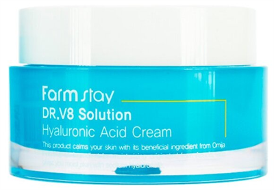 Farmstay DR.V8 Solution Hyaluronic Acid cream Крем для лица с гиалуроновой кислотой, 50 мл - фото 5324