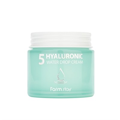 Farmstay Hyaluronic 5 Water Drop Cream Крем для лица с 5 видами гиалуроновой кислоты, 80 мл - фото 5358