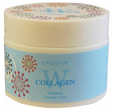 Enough W Collagen Whitening Essential Cream Крем для лица отбеливающий с коллагеном, 50 мл - фото 5399