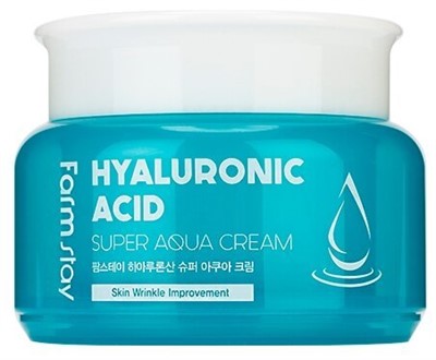 Farmstay Hyaluronic Acid Super Aqua Cream Крем для лица с гиалуроновой кислотой, 100 мл - фото 5425