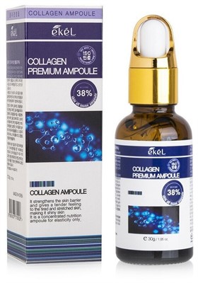 Ekel Collagen Premium Ampoule Ампульная сыворотка для лица с коллагеном, 30 г - фото 5429