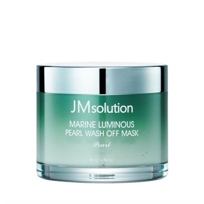 Очищающая смываемая маска с зеленой глиной и морскими минералами JMsolution Marine Luminous Pearl Wash Off Mask , 80 мл - фото 5463
