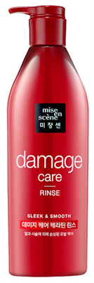 Mise en Scene кондиционер Damage Care Rinse Sleek & Smooth для поврежденных волос, 680 мл - фото 5529