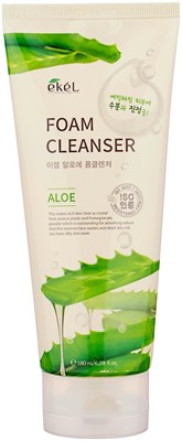 Ekel пенка для умывания с экстрактом алоэ Aloe Foam Cleanser, 180 мл - фото 5553