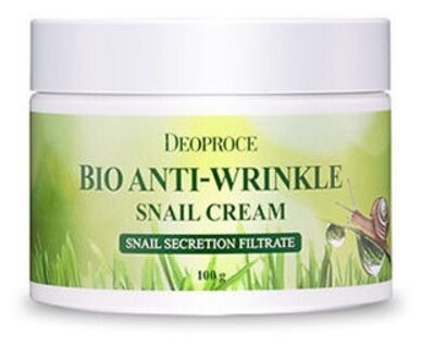 Deoproce Bio Anti-Wrinkle Snail Cream Крем против морщин с экстрактом улитки для лица, 100 г - фото 5735