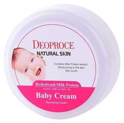 Deoproce Крем детский Natural Skin питательный с гидролизованным молочным протеином, 100 г - фото 5808
