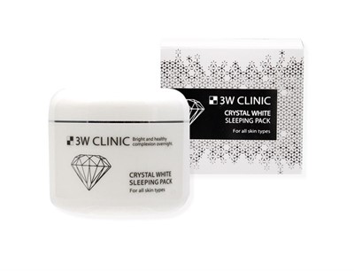 3W Clinic Ночная маска Crystal White Sleeping Pack,100 мл - фото 5825