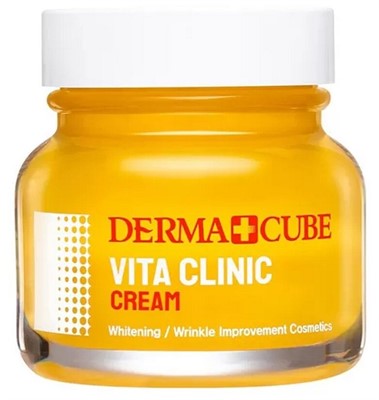 Farmstay Derma Cube Vita Clinic Cream Крем для молодости и сияния кожи лица, 60 мл - фото 5924