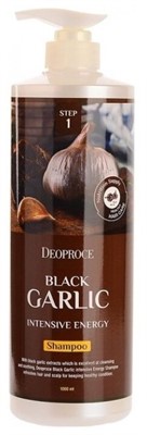 Deoproce шампунь Black garlic Intensive energy с экстрактом черного чеснока, 1000 мл - фото 5936