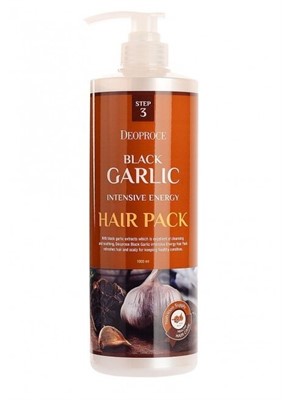 Deoproce Маска с экстрактом черного чеснока для волос Black Garlic Intensive Energy Hair Pack, 1000 мл - фото 5938