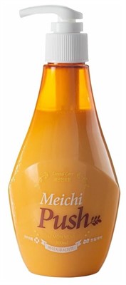Зубная паста с лимоном и мятой Hanil Meichi Push Lemon Mint (Orange) 300 мл. - фото 5946