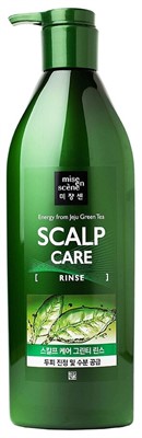 Mise en Scene кондиционер Scalp Care Rinse с экстрактами зеленого чая и имбиря, 680 мл - фото 5956