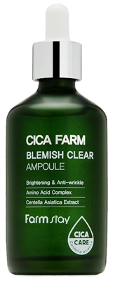 Farmstay Cica Farm Blemish Clear Ampoule Ампульная эссенция для лица с центеллой азиатской против несовершенств кожи, 100 мл - фото 6439