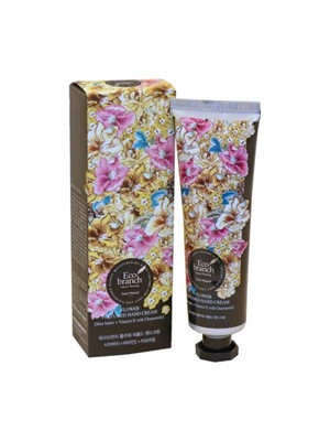 Eco Branch Крем для рук Flower Perfumed Hand Cream с ромашкой и маслом Ши / 40 г - фото 6563