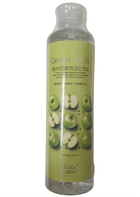 Eco Branch Green Apple Hypoallergic Toner, Тоник для лица с экстрактом зеленого яблока - фото 6590