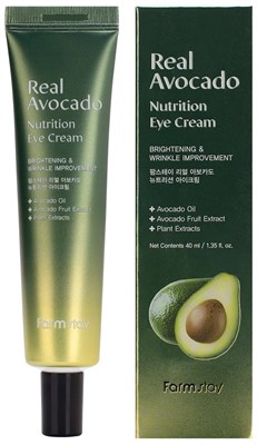 FarmStay Питательный крем для век с маслом авокадо Real Avocado nutrition eye cream - фото 6759