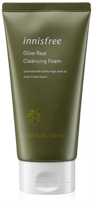 Innisfree пенка для умывания с маслом оливы Olive Real Cleansing Foam, 150 мл, 150 г - фото 6794