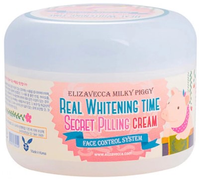 Elizavecca пилинг-крем для лица Milky Piggy Real Whitening Time Secret Pilling Cream, 100 г - фото 6933
