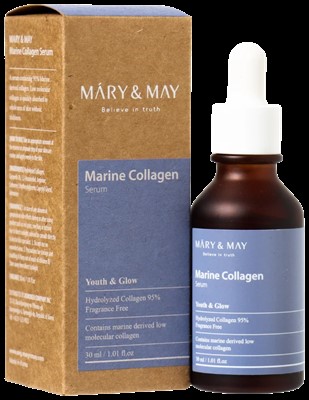 Сыворотка с морским коллагеном Mary & May Marine Collagen Serum 30ml - фото 6976