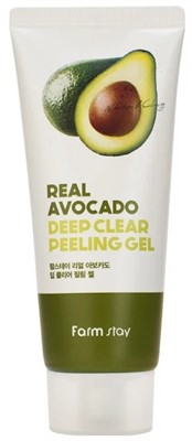 Пилинг-гель FarmStay Real Deep Clear Peeling Gel Avocado, 100 мл - фото 7044