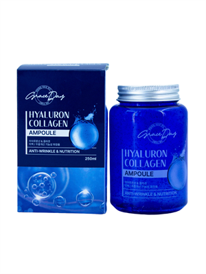 Сыворотка для лица GRACE DAY Hyaluron & Collagen All In One Ampoule, 250 мл - фото 7056