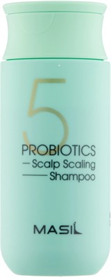 MASIL 5 Probiotics Scalp Scaling Shampoo / Шампунь с пробиотиками для глубокого очищения кожи головы, 150мл - фото 7066